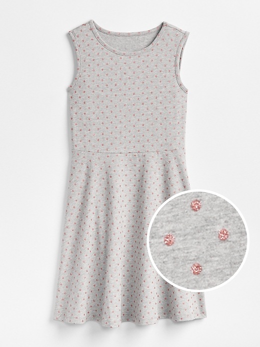 Image number 1 showing, Dot Fit and Flare Dress