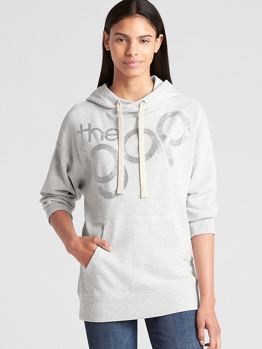 Image number 7 showing, Logo Graphic Pullover Hoodie Tunic