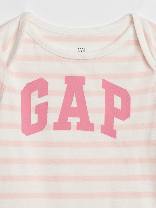 Image number 3 showing, Baby Gap Logo Stripe Bodysuit