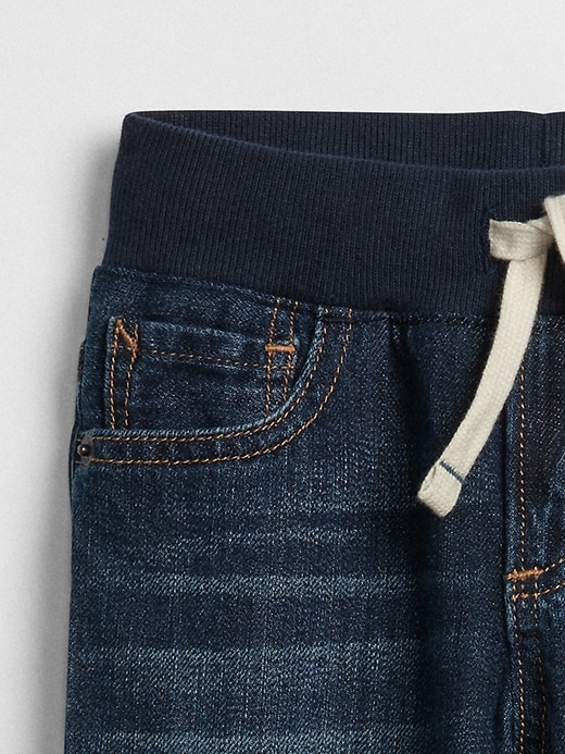 Image number 3 showing, Baby & Toddler Pull-On Slim Jeans