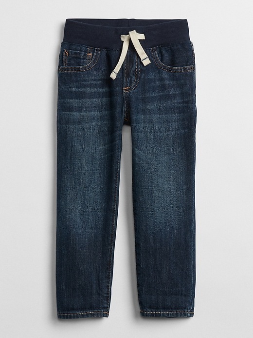 View large product image 1 of 3. Toddler Pull-On Slim Jeans