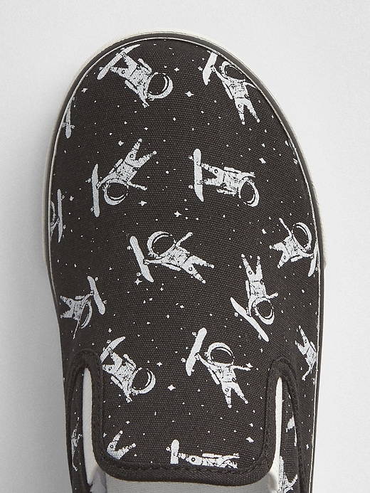 Image number 2 showing, Astronaut Slip-On Sneakers