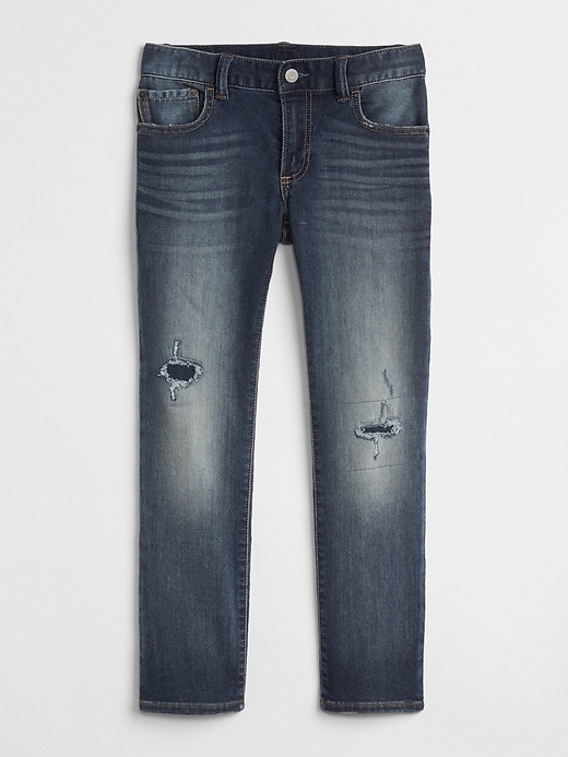 Image number 1 showing, Kids Rip & Repair Slim Fit Jeans