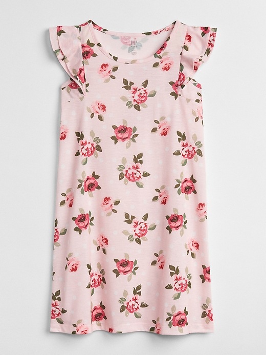 Image number 1 showing, Floral Flutter PJ Dress