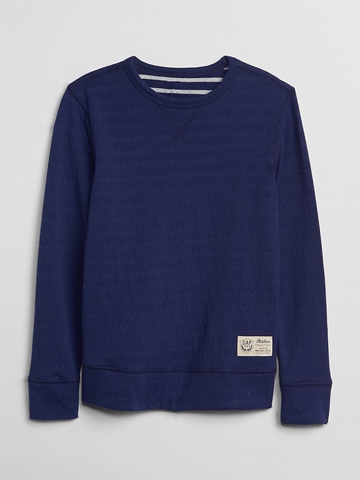 Image number 1 showing, Clip-Dot Crewneck Sweater