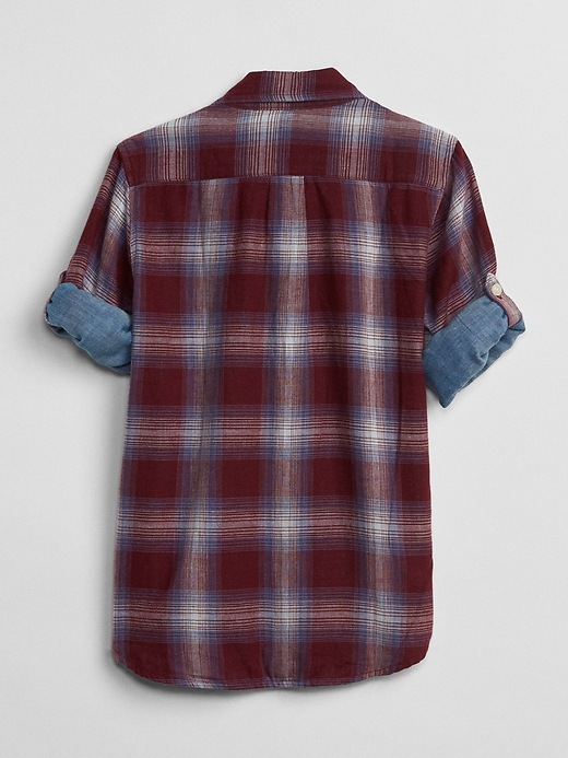 Image number 3 showing, Double-Weave Convertible Shirt