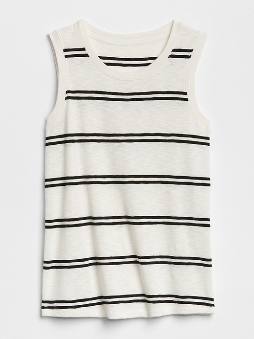 【PALEJADE】90's Stripe Knit Sleeveless Top - Basic Ryder Stripe Tank – Kesley Jade Collections