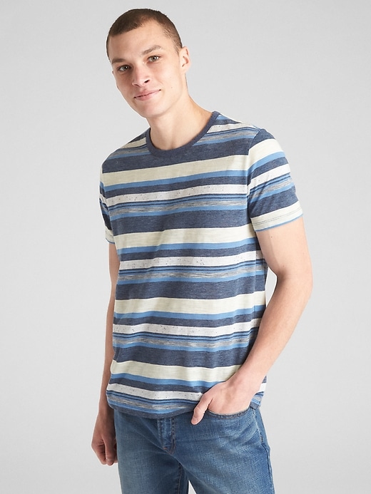 Image number 1 showing, Mix-Stripe Classic T-Shirt