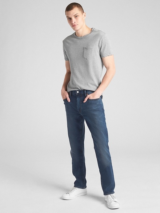 Image number 3 showing, Soft Wear Straight Jeans with GapFlex