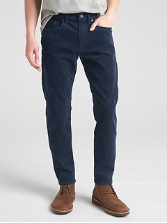 slim fit cords with gapflex