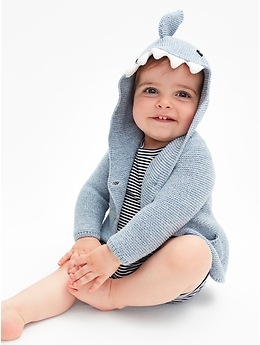 Shark Garter Hoodie Sweater Gap