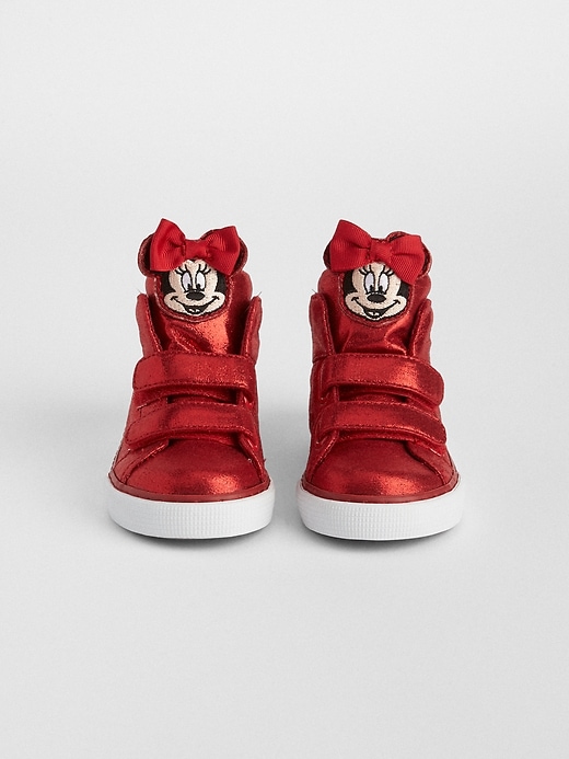 Image number 2 showing, babyGap &#124 Disney Minnie Mouse Hi-Top Sneakers