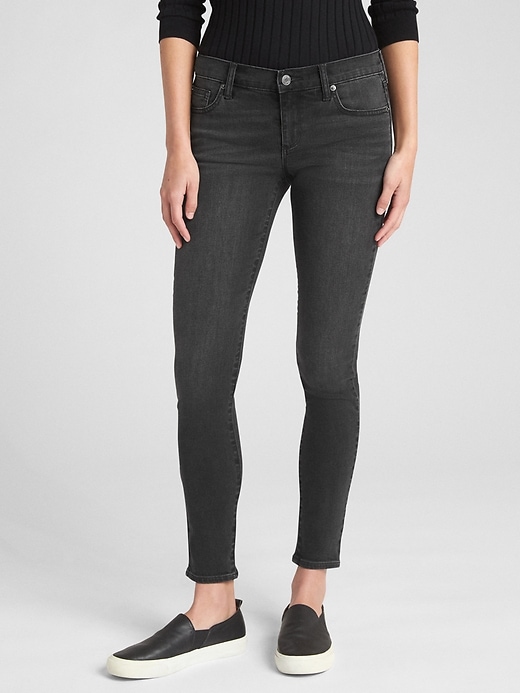 Gap Womens Low Rise True Skinny Jeans (Black) Gap Womens Low Rise True Skinny Jeans (Black)