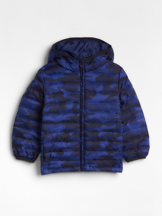 Image number 1 showing, Camo Lightweight Puffer Jacket