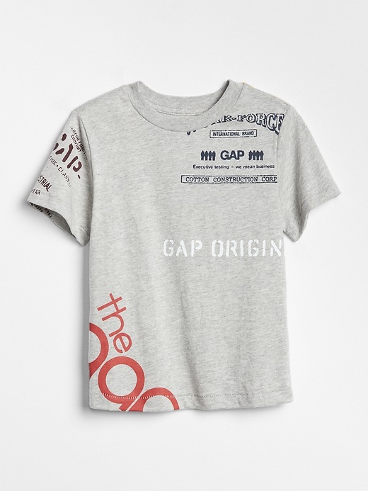 View large product image 1 of 3. babyGap Logo Remix T-Shirt