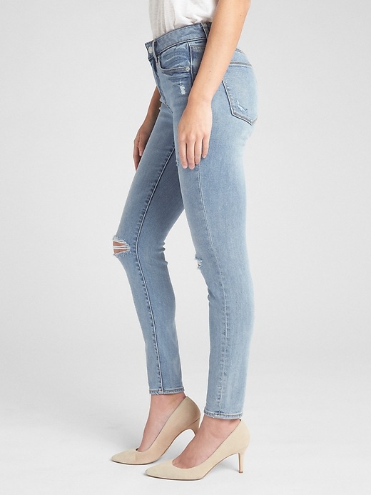 Image number 1 showing, Soft Wear Mid Rise Curvy True Skinny Jeans