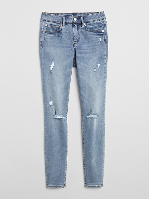 Soft Wear Mid Rise Curvy True Skinny Jeans Gap