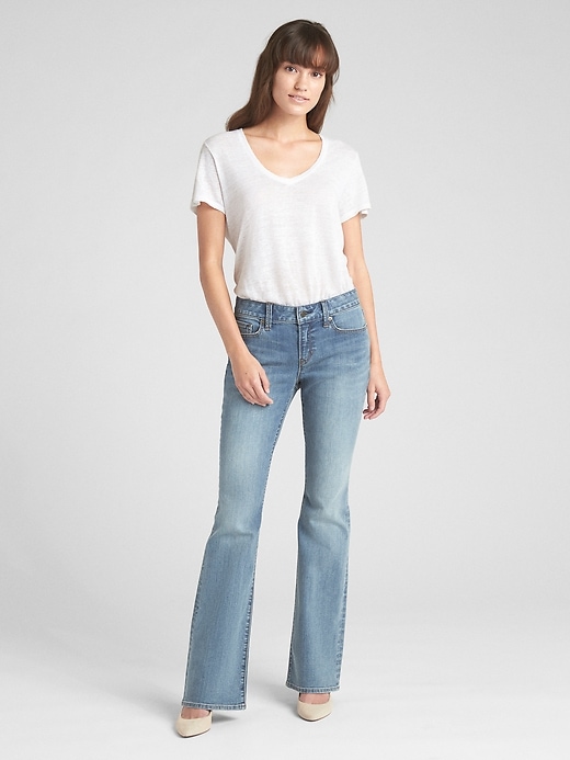 Image number 3 showing, Mid Rise Long and Lean Jeans