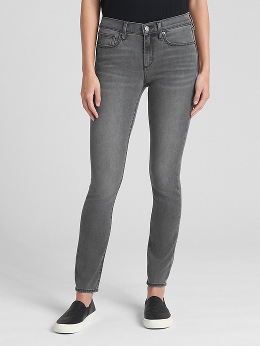Image number 1 showing, Soft Wear Mid Rise True Skinny Jeans