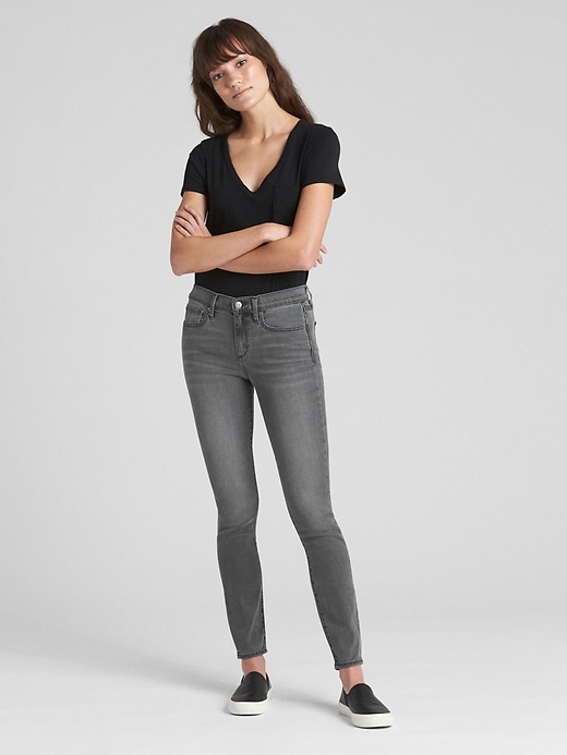 Image number 3 showing, Soft Wear Mid Rise True Skinny Jeans