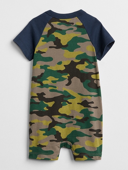 Image number 2 showing, Camo Shorty One-Piece