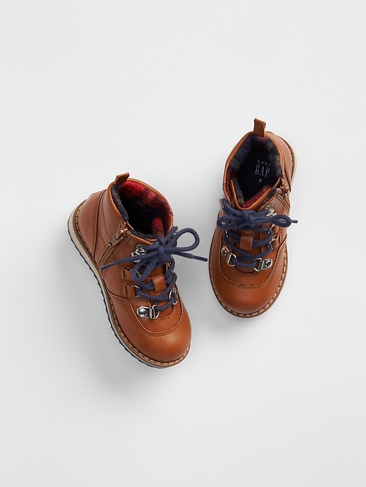 Image number 2 showing, Lace-Up Hiker Boots