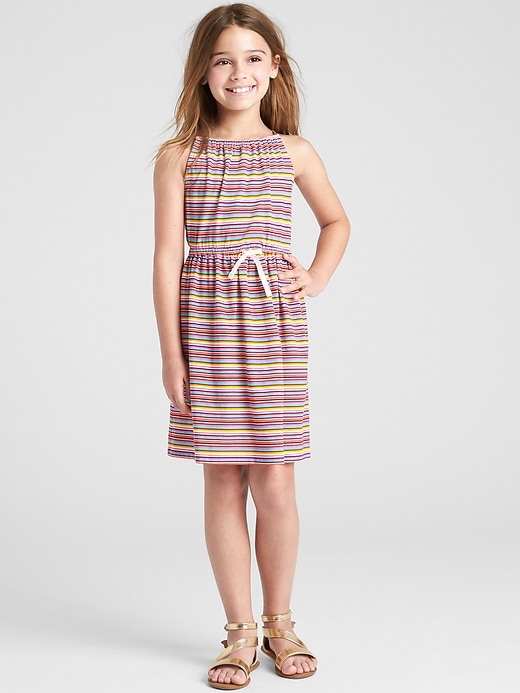 Image number 2 showing, Stripe Halter Dress