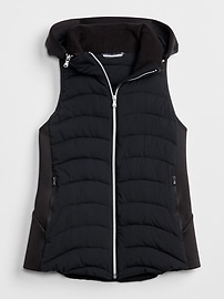 View large product image 6 of 8. GapFit Lightweight Hooded Puffer Vest