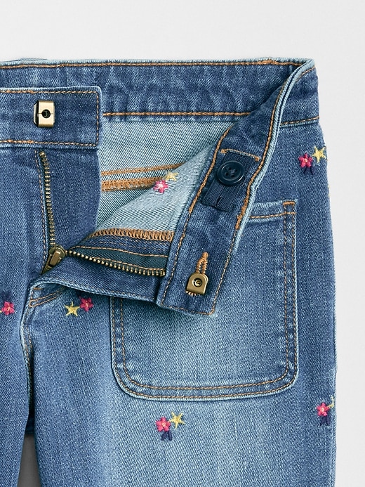 Image number 4 showing, Kids Floral Print Super Skinny Jeans with Fantastiflex