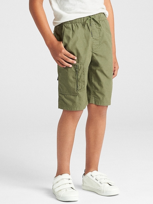 Image number 1 showing, Zip Pull-On Shorts