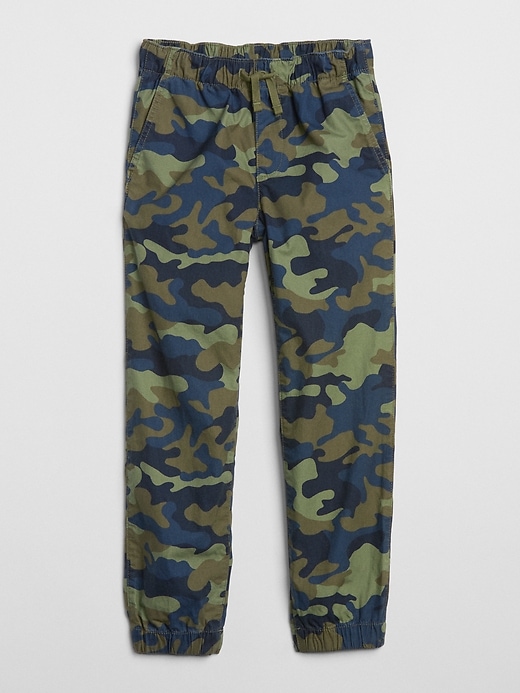 Image number 1 showing, Camo Canvas Joggers