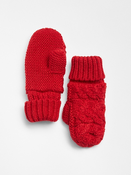 CableKnit Mittens Gap