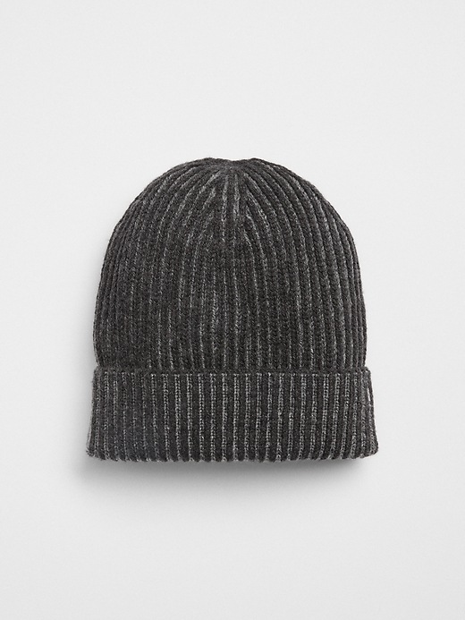 View large product image 1 of 1. Plaited Ribbed Beanie