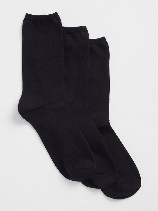 View large product image 1 of 1. Basic Crew Socks (3-pack)