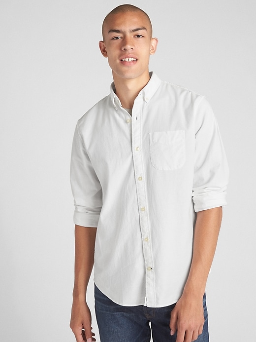 Image number 10 showing, Lived-In Stretch Oxford Shirt