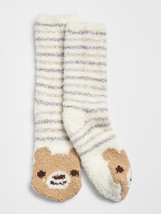 View large product image 1 of 1. Graphic Cozy Crew Socks