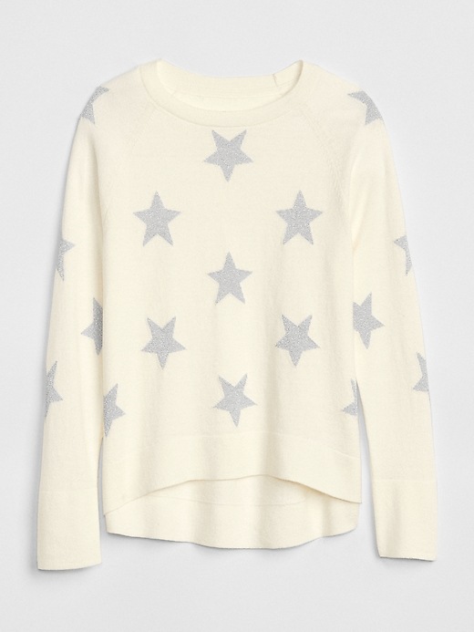Image number 1 showing, Star Hi-Lo Sweater