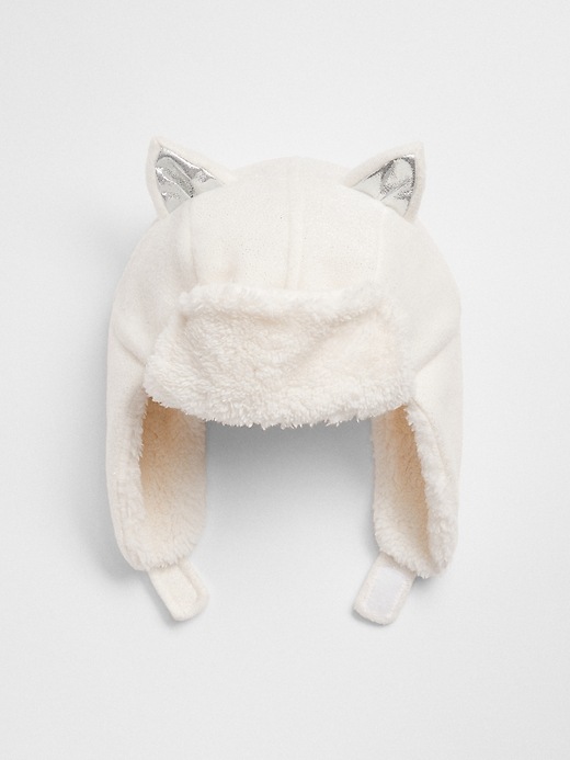 View large product image 1 of 1. Sherpa Kitty Trapper Hat