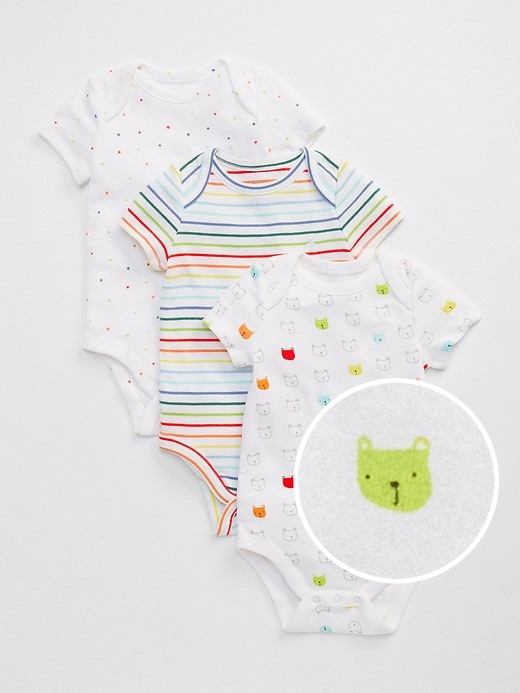 Image number 1 showing, Baby First Favorite Bodysuit (3-Pack)