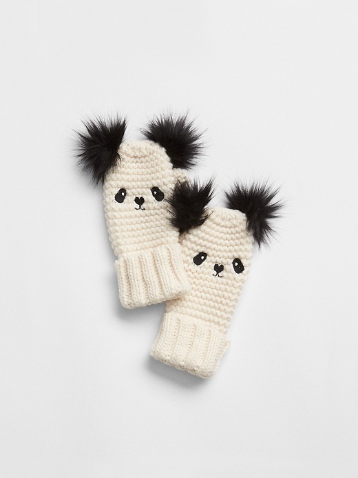 View large product image 1 of 1. Panda Mittens