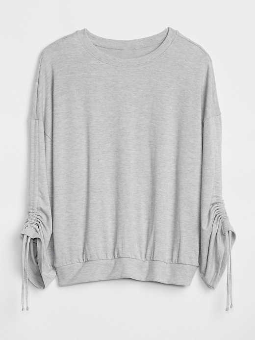Image number 6 showing, Pullover Cinched Sleeve Sweatshirt