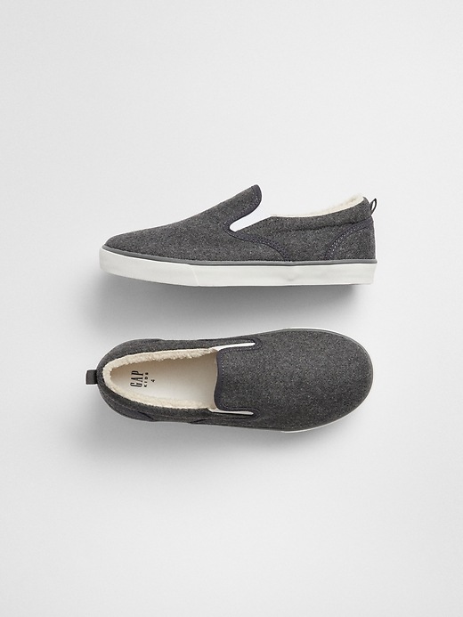 View large product image 1 of 1. Cozy Slip-On Sneakers