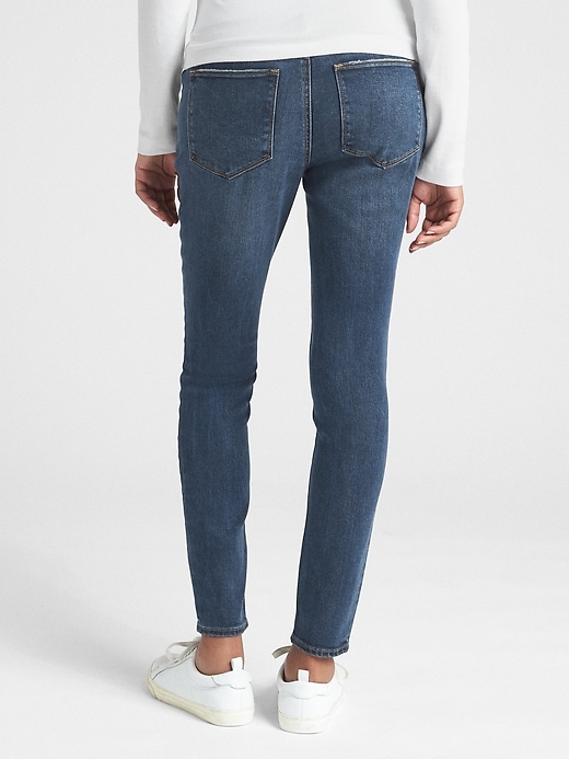Maternity Soft Wear Demi Panel True Skinny Jeans