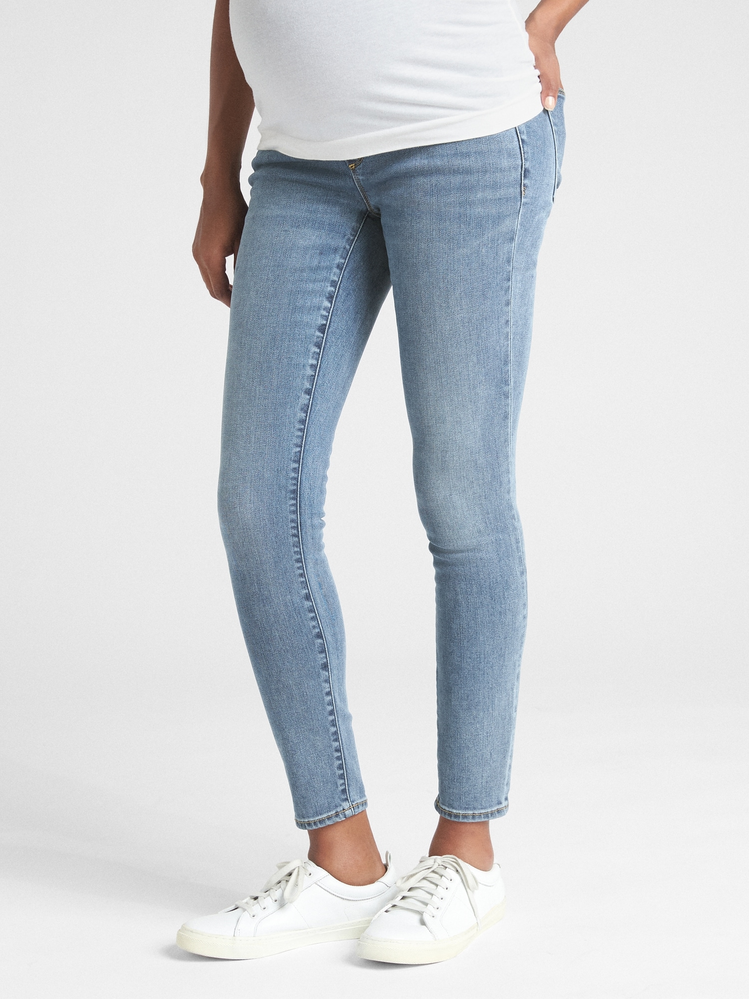 Maternity Soft Wear Full Panel True Skinny Jeans