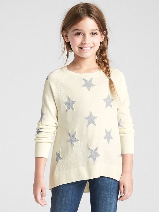 Image number 2 showing, Star Hi-Lo Sweater