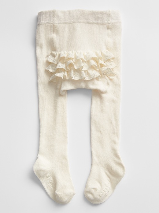 View large product image 1 of 1. Baby Ruffle Tights