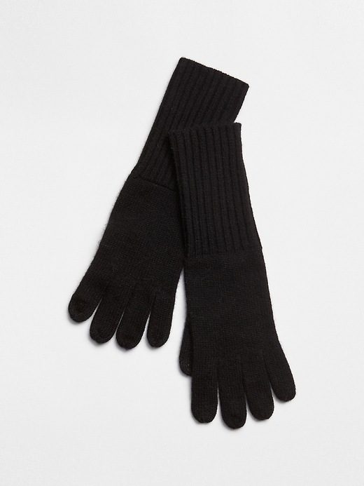 View large product image 1 of 1. Cashmere Smartphone Gloves