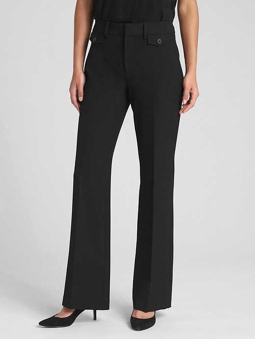 Image number 1 showing, High Rise Curvy Baby Boot Pants