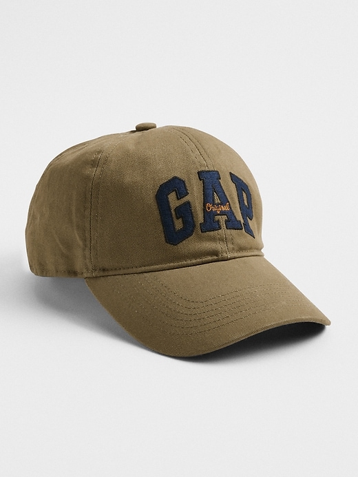 1 of 8 showing, with the color olive of product Logo Baseball Hat