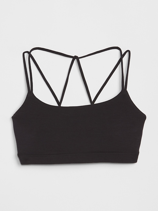 Image number 6 showing, GapFit Breathe Low Support Strappy Sports Bra